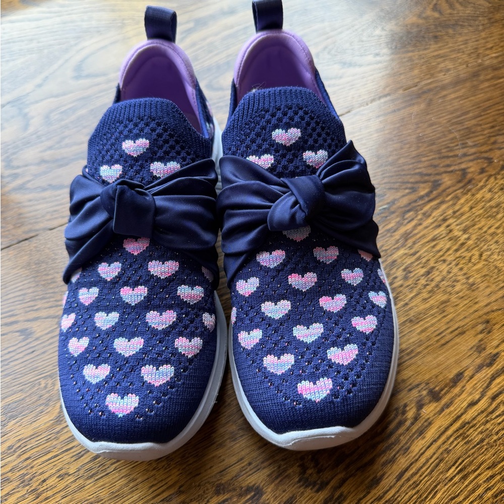 Skechers Kids' Navy Heart Sneakers